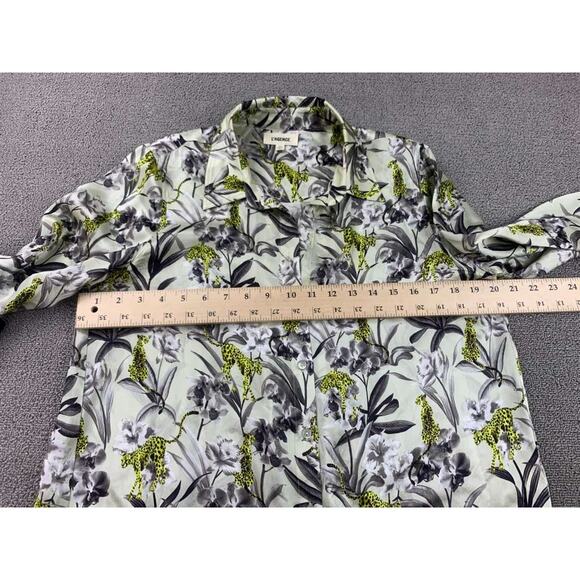 L’Agence Silk Shirt Women M Multi Button Down Front Long Sleeve Floral Print - Picture 4 of 9